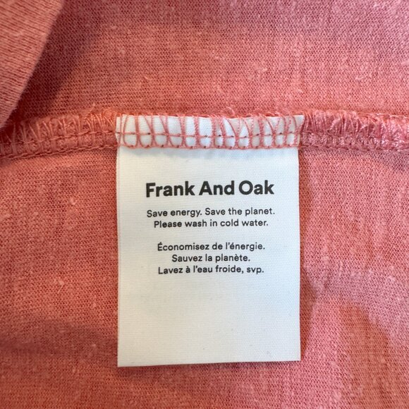 Frank And Oak Pink tT-shirt 55% hemp 45% organic cotton - Picture 5 of 5